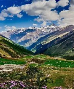 himalayas as viewed from ruinsara